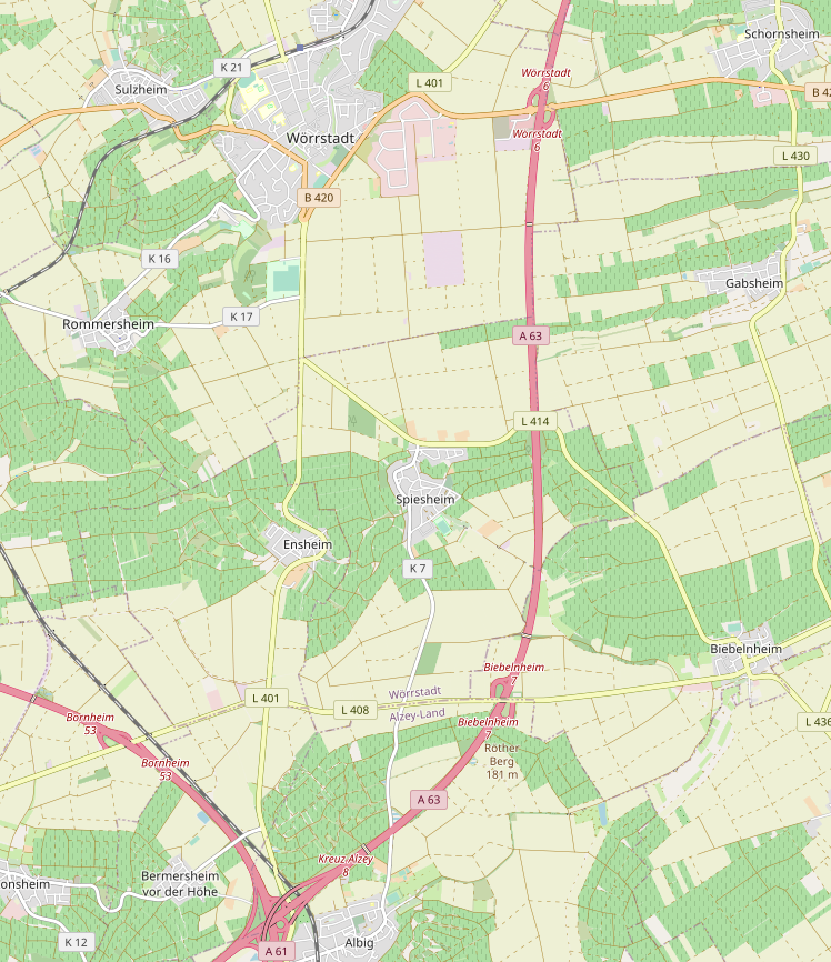 map spiesheim