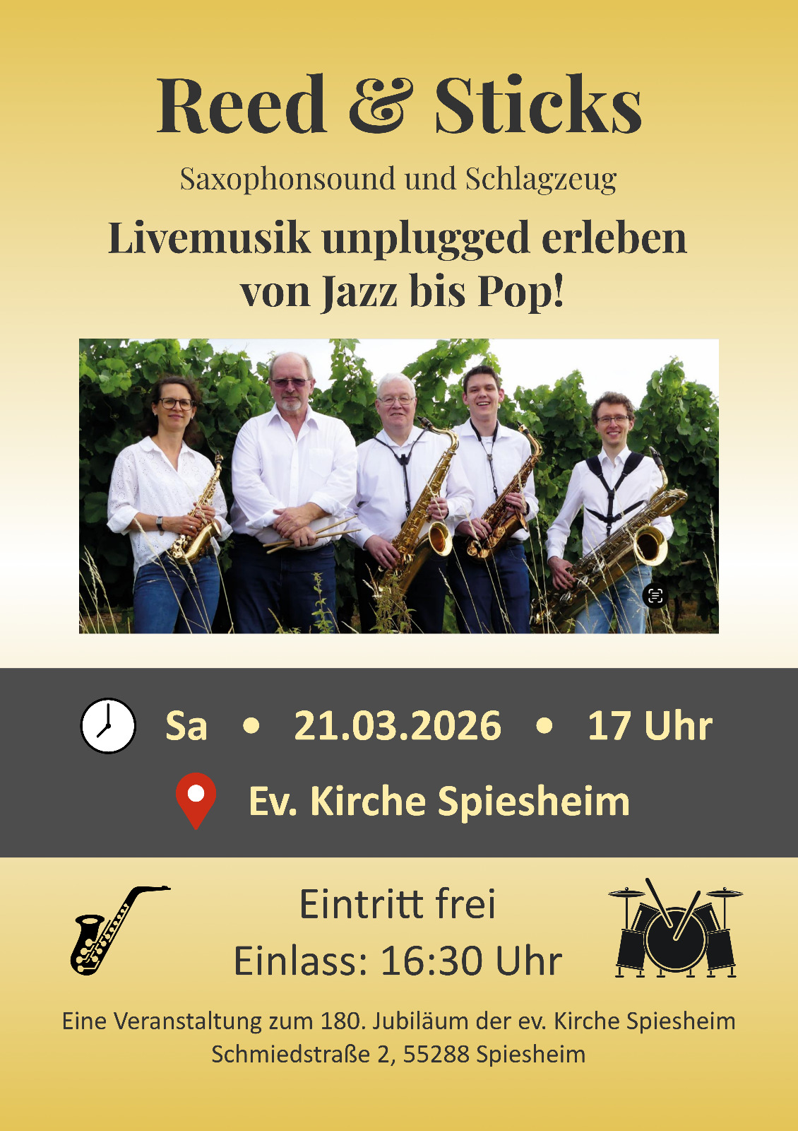 Plakat ReedSticks Spiesheim 2026